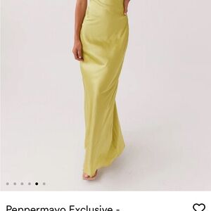 COPY - Peppermayo Exclusive - Raylie Cut Out Maxi Dress - Chartreuse